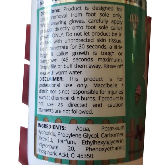 Professional extra strength Callus / Corn Remover Gel 4 oz + Pumice Stone - Picture 2 of 3